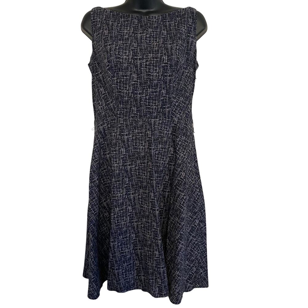 Heart of Haute Nancy Shift Dress Womens Sz Large Retro Mod Boat Neck Mod